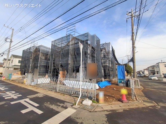 千葉県松戸市栄町西５丁目の新築戸建てシート写真 2026年1月6日撮影