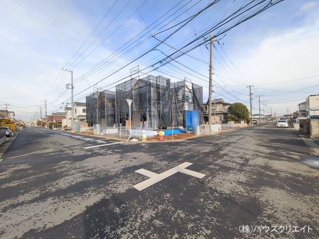 千葉県松戸市栄町西５丁目の新築戸建てシート写真 2026年1月6日撮影