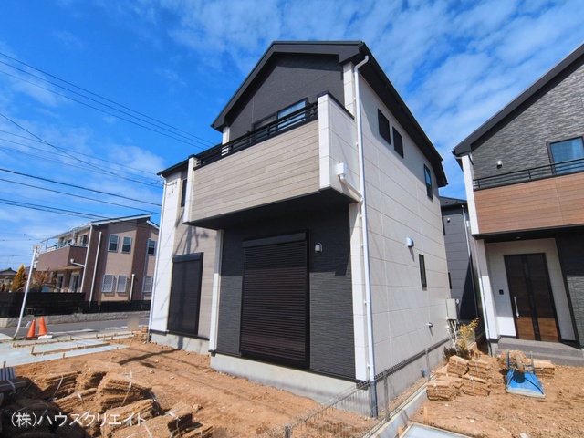千葉県松戸市栄町西５丁目の新築戸建て外構写真 2026年3月8日撮影