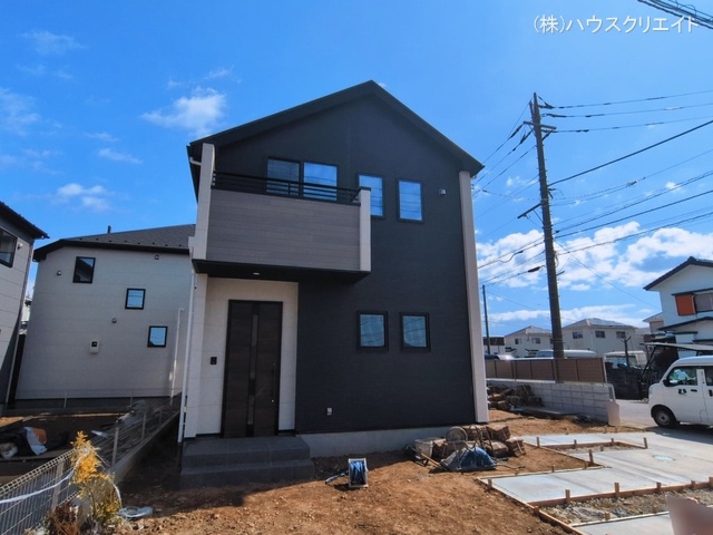 千葉県松戸市栄町西５丁目の新築戸建て外構写真 2026年3月8日撮影
