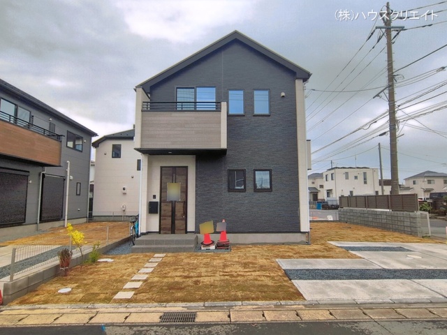 千葉県松戸市栄町西５丁目の新築戸建て完成写真 2026年4月1日撮影