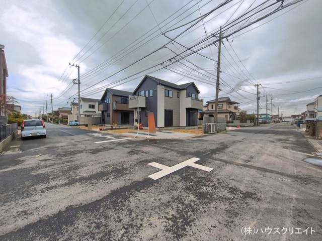 千葉県松戸市栄町西５丁目の新築戸建て完成写真 2026年4月1日撮影