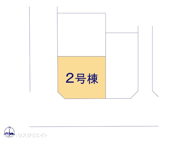 千葉県松戸市栄町西５丁目の新築戸建て全体区画図 ※図面と異なる場合は現況を優先