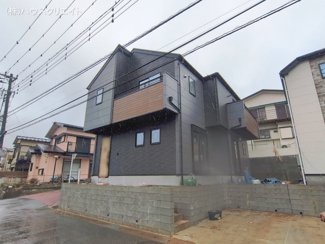 千葉県松戸市千駄堀の新築戸建て外構写真 2026年2月24日撮影