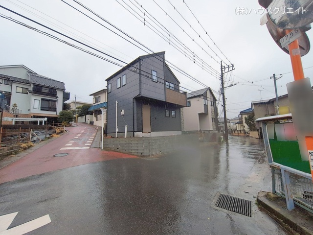 千葉県松戸市千駄堀の新築戸建て外構写真 2026年2月24日撮影