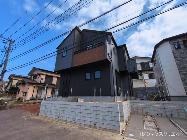 千葉県松戸市千駄堀の新築戸建て外構写真 2026年3月16日撮影