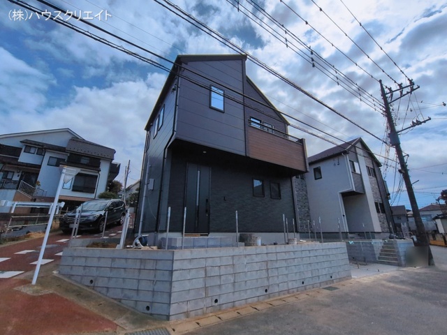 千葉県松戸市千駄堀の新築戸建て外構写真 2026年3月16日撮影