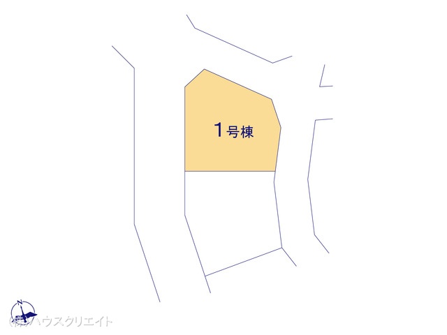 千葉県松戸市千駄堀の新築戸建て全体区画図 ※図面と異なる場合は現況を優先