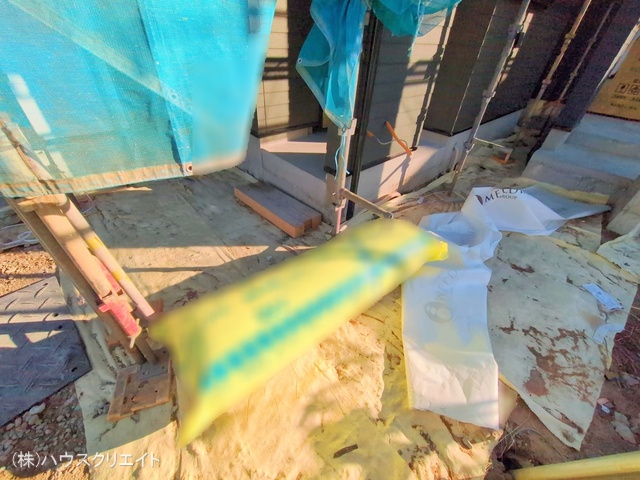 千葉県市川市原木３丁目の新築戸建てシート写真 2025年12月9日撮影