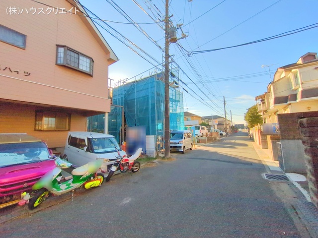 千葉県市川市原木３丁目の新築戸建てシート写真 2025年12月9日撮影