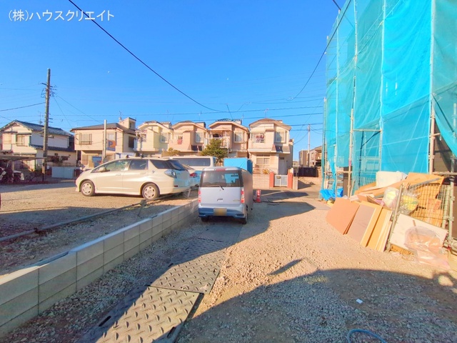 千葉県市川市原木３丁目の新築戸建てシート写真 2025年12月9日撮影