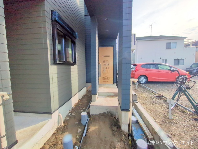 千葉県市川市原木３丁目の新築戸建て外構写真 2025年12月24日撮影