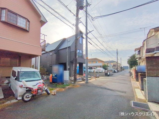 千葉県市川市原木３丁目の新築戸建て外構写真 2025年12月24日撮影