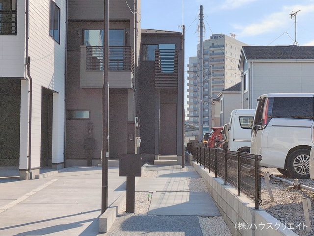 千葉県市川市原木３丁目の新築戸建て完成写真 2026年2月4日撮影