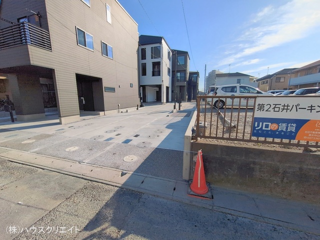 千葉県市川市原木３丁目の新築戸建て完成写真 2026年2月4日撮影