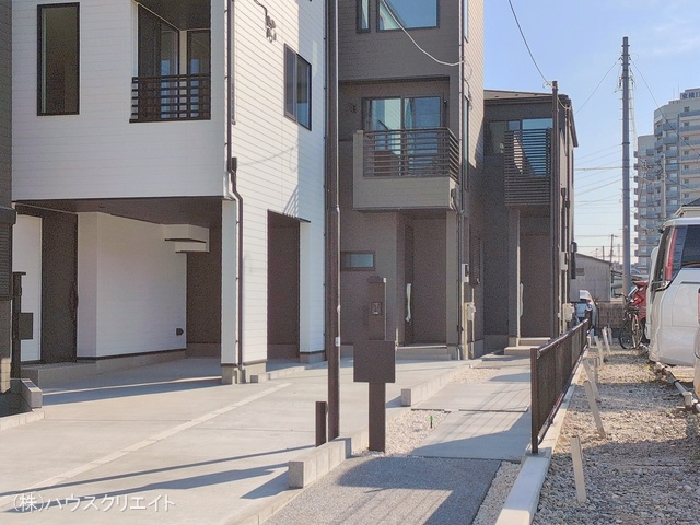 千葉県市川市原木３丁目の新築戸建て完成写真 2026年2月4日撮影