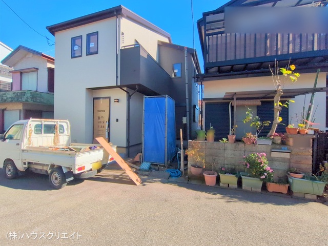 千葉県鎌ケ谷市くぬぎ山３丁目の新築戸建て外構写真 2025年12月11日撮影