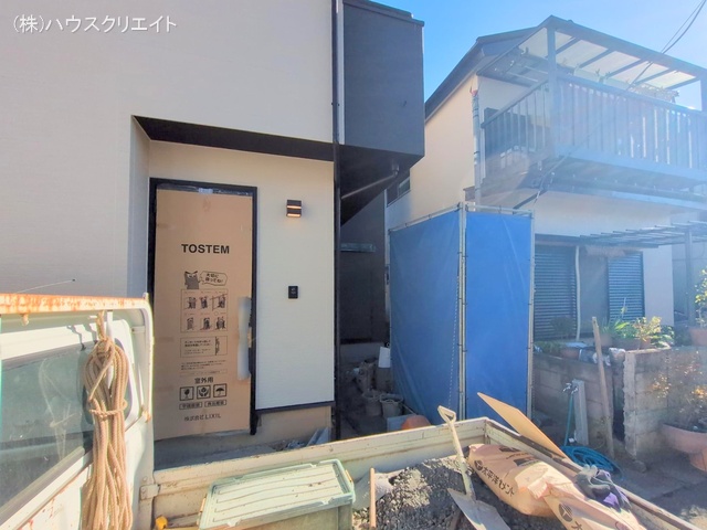 千葉県鎌ケ谷市くぬぎ山３丁目の新築戸建て外構写真 2025年12月11日撮影