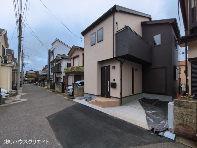 千葉県鎌ケ谷市くぬぎ山３丁目の新築戸建て外構写真 2026年3月9日撮影