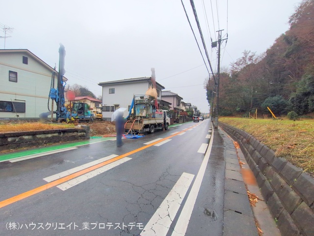 千葉県流山市名都借の新築戸建て更地・土地写真 2025年12月23日撮影