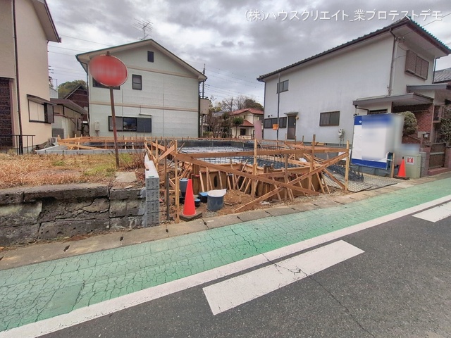 千葉県流山市名都借の新築戸建て基礎写真 2026年1月19日撮影