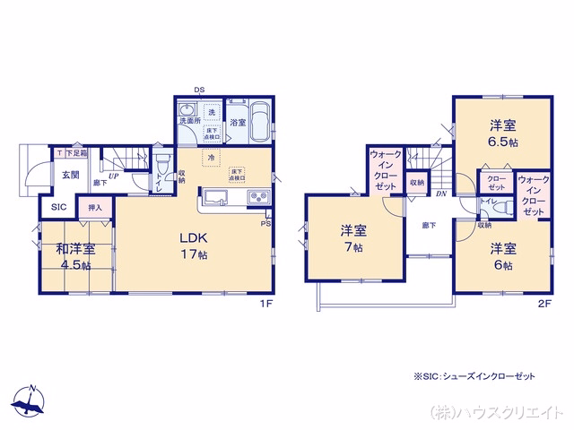 柏市増尾8丁目（戸建）01 間取図
