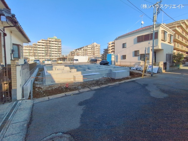 千葉県松戸市六高台7丁目の新築戸建て基礎写真 2026年1月4日撮影