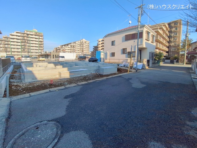 千葉県松戸市六高台7丁目の新築戸建て基礎写真 2026年1月4日撮影