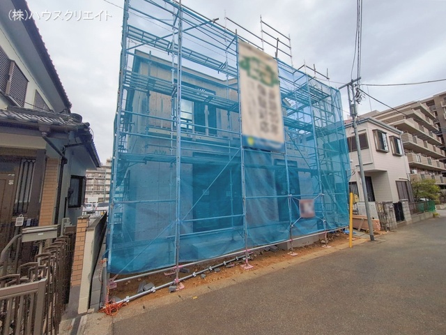 千葉県松戸市六高台7丁目の新築戸建て上棟写真 2026年1月20日撮影