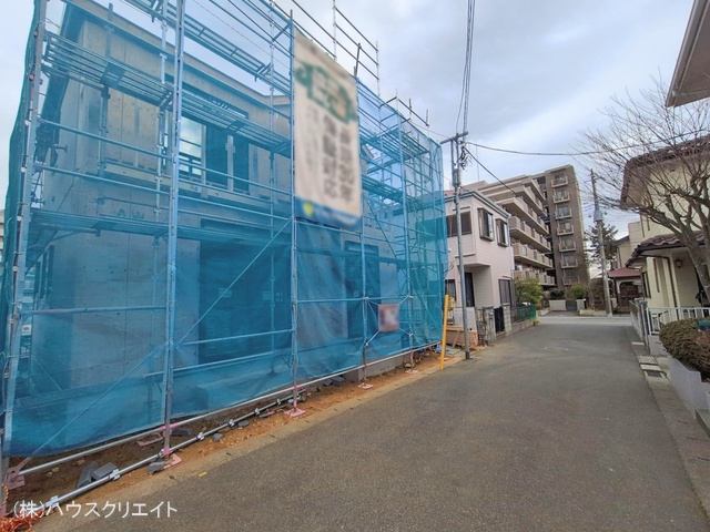 千葉県松戸市六高台7丁目の新築戸建て上棟写真 2026年1月20日撮影