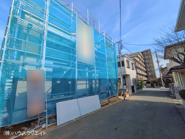 千葉県松戸市六高台7丁目の新築戸建てシート写真 2026年2月9日撮影