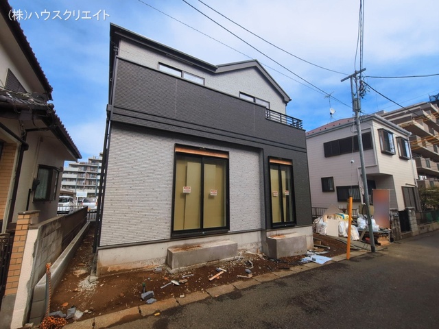 千葉県松戸市六高台7丁目の新築戸建て外構写真 2026年3月3日撮影