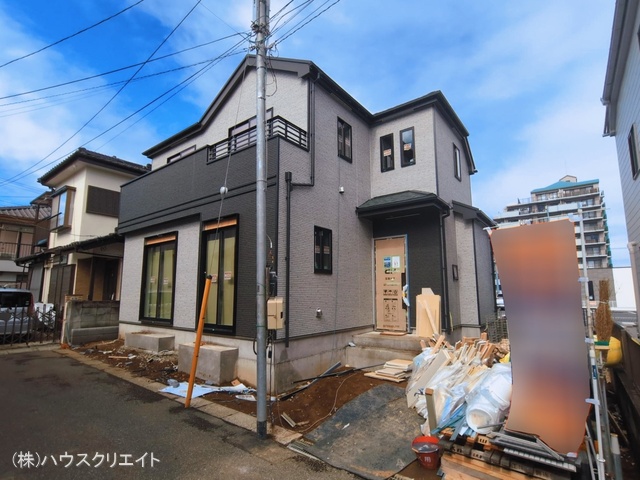 千葉県松戸市六高台7丁目の新築戸建て外構写真 2026年3月3日撮影