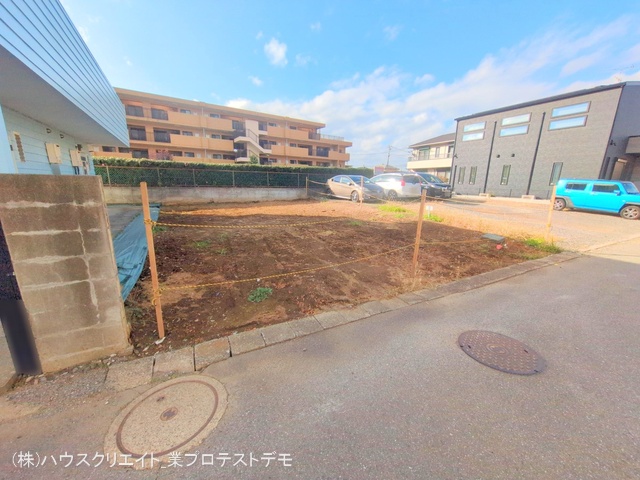 千葉県柏市あかね町の新築戸建て更地・土地写真 2025年12月18日撮影