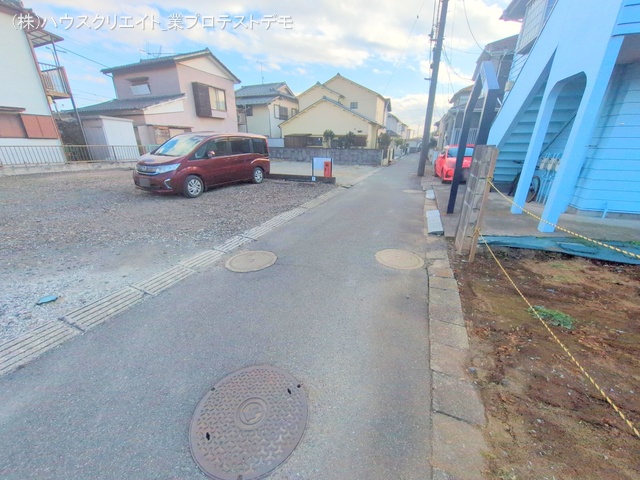 千葉県柏市あかね町の新築戸建て更地・土地写真 2025年12月18日撮影
