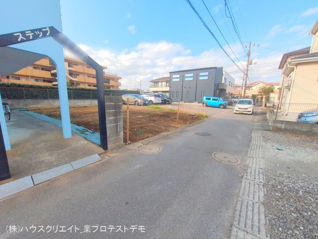 千葉県柏市あかね町の新築戸建て更地・土地写真 2025年12月18日撮影