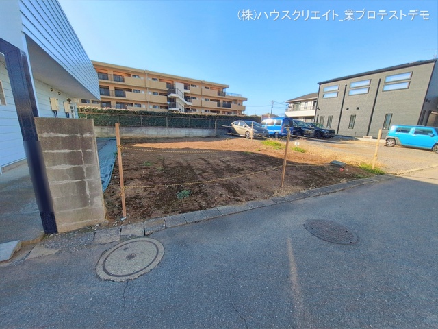 千葉県柏市あかね町の新築戸建て更地・土地写真 2026年1月8日撮影