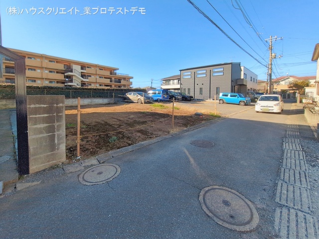 千葉県柏市あかね町の新築戸建て更地・土地写真 2026年1月8日撮影