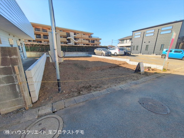 千葉県柏市あかね町の新築戸建て更地・土地写真 2026年1月22日撮影