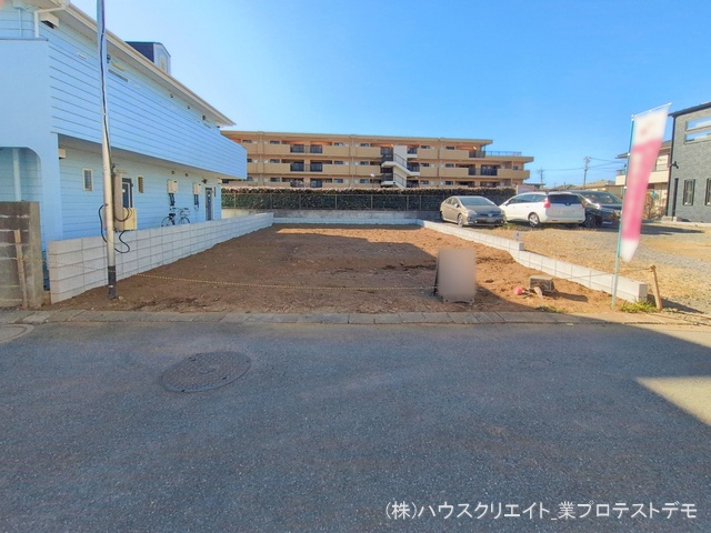 千葉県柏市あかね町の新築戸建て更地・土地写真 2026年1月22日撮影