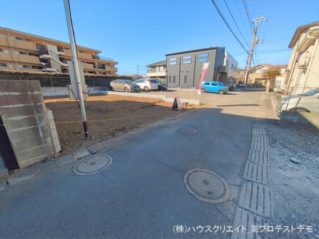 千葉県柏市あかね町の新築戸建て更地・土地写真 2026年1月22日撮影