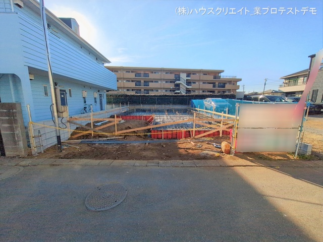 千葉県柏市あかね町の新築戸建て基礎写真 2026年2月3日撮影