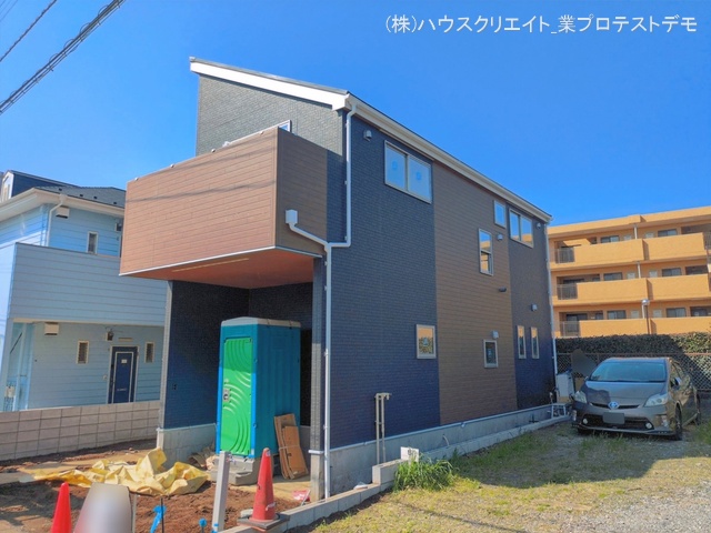 千葉県柏市あかね町の新築戸建て外構写真 2026年4月2日撮影