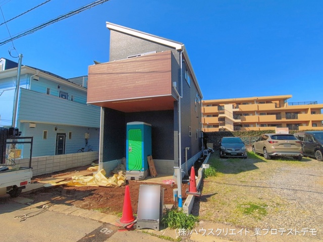 千葉県柏市あかね町の新築戸建て外構写真 2026年4月2日撮影