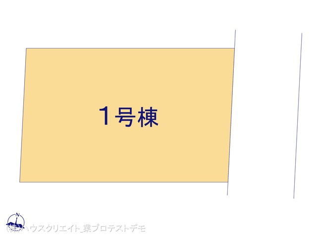 千葉県柏市あかね町の新築戸建て全体区画図 ※図面と異なる場合は現況を優先