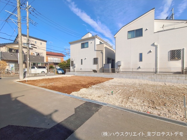 千葉県野田市山崎の新築戸建て更地・土地写真 2026年1月4日撮影