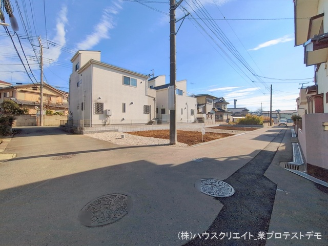 千葉県野田市山崎の新築戸建て更地・土地写真 2026年1月4日撮影