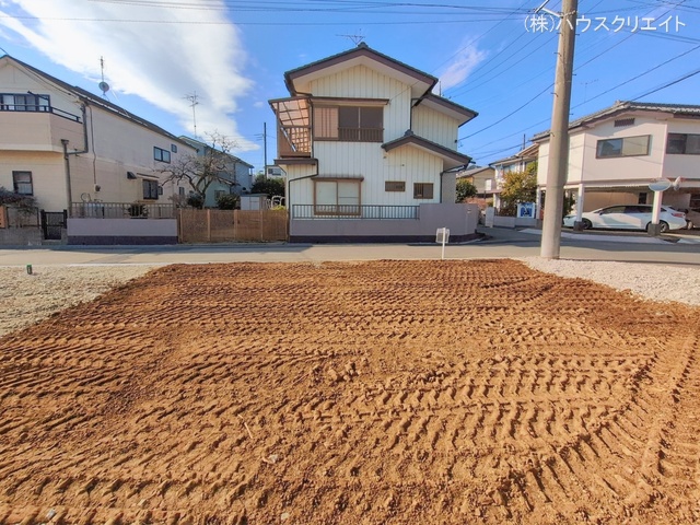 千葉県野田市山崎の新築戸建て更地・土地写真 2026年1月4日撮影