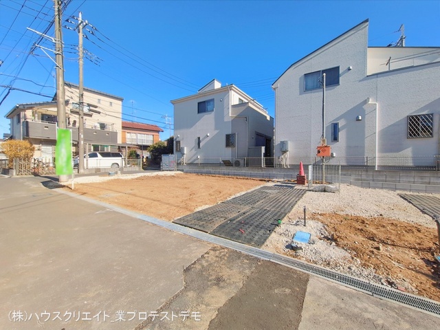 千葉県野田市山崎の新築戸建て更地・土地写真 2026年1月21日撮影