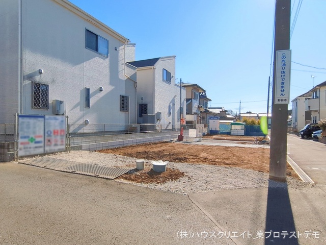 千葉県野田市山崎の新築戸建て更地・土地写真 2026年1月21日撮影